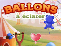 Ballons à éclater, jeu amusant d'adresse en ligne, enfants et adultes
