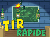 Tir rapide, jeu d'orthographe amusant en ligne, enfants et adultes