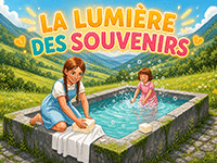 La lumière des souvenirs, livre gratuit illustré racontée aux enfants de 5 ans et plus