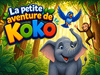 La petite aventure de Koko, histoire illustrée racontée aux enfants de 4 et 5 ans